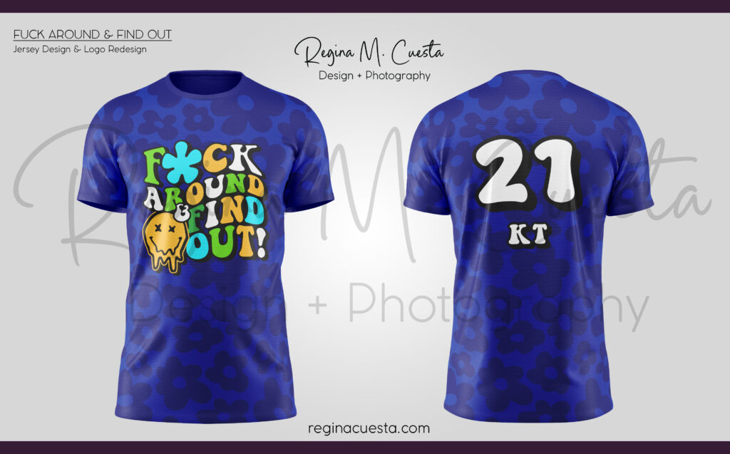 Fuck Around & Find Out Jersey Mock Up