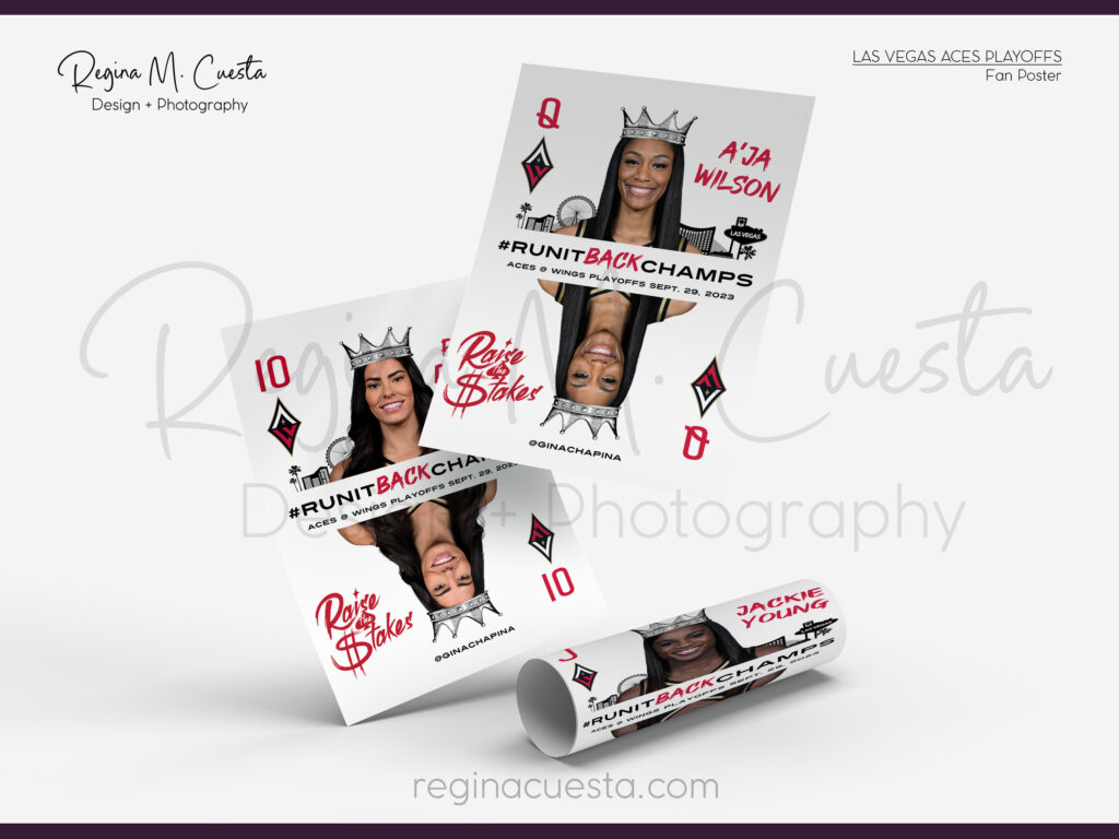 Regina Cuesta - Aces Poster Mock Up