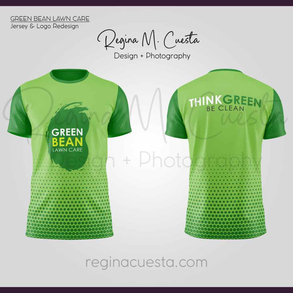 Green Bean Jersey Mock Up Option 1