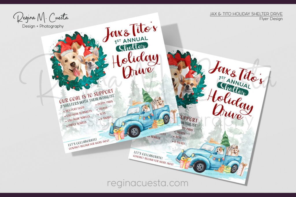 Jax & Titos First Annual Holiday Drive Mock Up